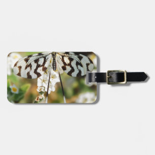Butterfly Bloemen Bloesems Trouwdouche Vrede Bagagelabel