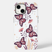 🌸 Butterfly Bloom Esthetisch – Dromerige Holograp Case-Mate iPhone Case (Achterkant)