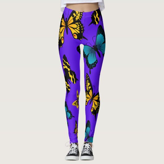 Butterfly Bloom Leggings: Dans met elegantie Leggings (Voorkant)