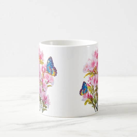 Butterfly Blooms Coffee Mok (Center)