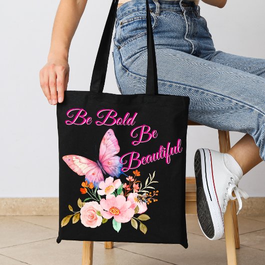 Butterfly & Blooms Nature Tote Bag