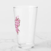 Butterfly Blossom glas met aangepaste naam (Links)