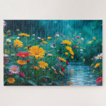 Butterfly Blossom Haven – Levendige Bloemenharmoni