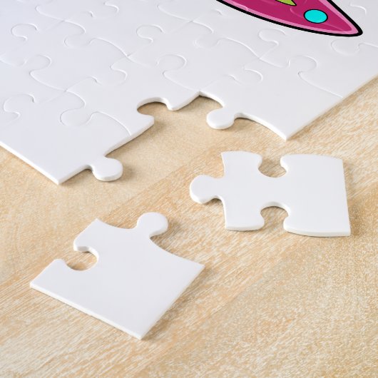 Butterfly Blossom Heart Legpuzzel (Zijkant)