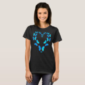 Butterfly Blue Butterflies Morpho 1 T-shirt (Voorkant volledig)