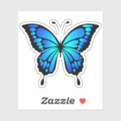 Butterfly Blue Insect Illustratie-20284 Sticker (Vel)