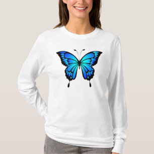 Butterfly Blue Insect Illustratie-20284 T-shirt