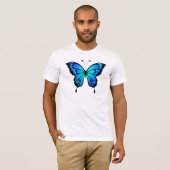 Butterfly Blue Insect Illustratie-20284 T-shirt (Voorkant volledig)