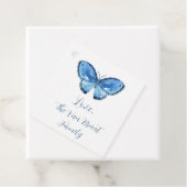 Butterfly Blues Gift Label (In situ)