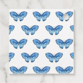 Butterfly Blues Gift Label (Achterkant)