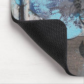 Butterfly Boho Chic Blue Heart Dream Muismat (Hoek)