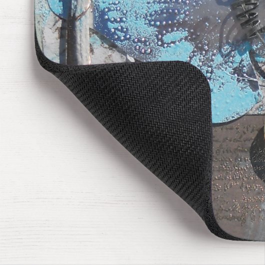 Butterfly Boho Chic Blue Heart Dream Muismat (Hoek)