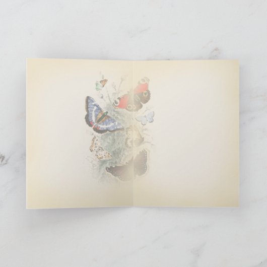 Butterfly Boho Chic Kaart (Binnen)