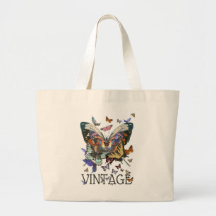  Butterfly Boho Cotton Canvas tas
