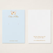 Butterfly Boho Earring Display Kaart (Voorkant /achterkant)