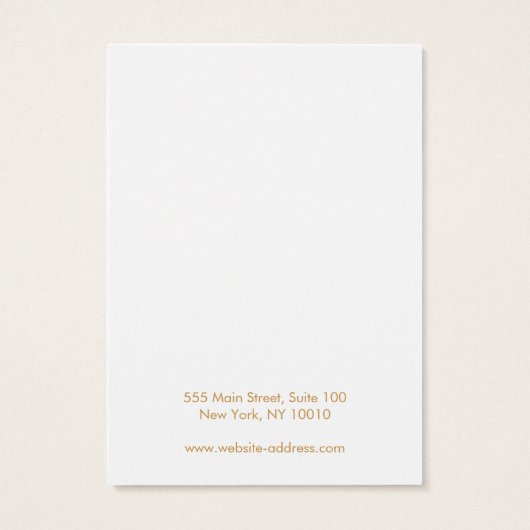 Butterfly Boho Earring Display Kaart (Achterkant)