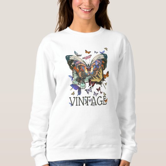  Butterfly Boho Sweatshirt (Voorkant)
