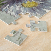 Butterfly Bouquet French Script Puzzle Legpuzzel (Zijkant)