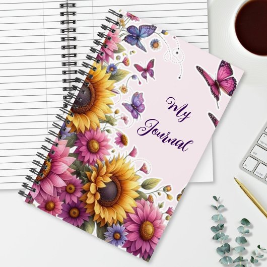 Butterfly Bouquet - Mijn Dagboek Notitieboek