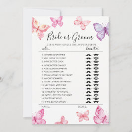Butterfly Bride of Groom game volledig bewerkbaar  Kaart