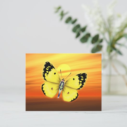 Butterfly Briefkaart (Staand voorkant)