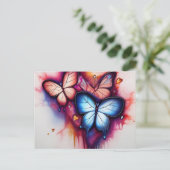 Butterfly Briefkaart (Staand voorkant)