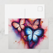 Butterfly Briefkaart (Voorkant / Achterkant)