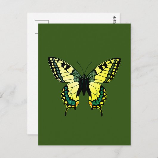 Butterfly Briefkaart (Voorkant / Achterkant)