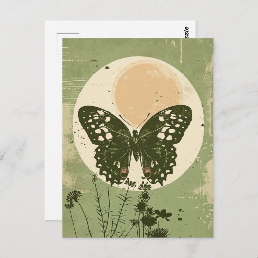 Butterfly Briefkaart (Voorkant / Achterkant)