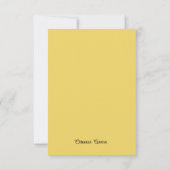 Butterfly-briefkaart Bedankkaart (Achterkant)