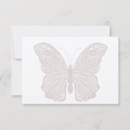 Butterfly-briefkaart Notitiekaartje