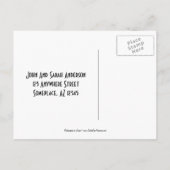  Butterfly - Briefkaart voor Natuur van nieuwe adr (Achterkant)