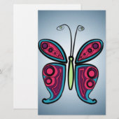 Butterfly Briefpapier (Voorkant / Achterkant)