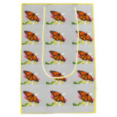Butterfly Bright Gift Bag (gemiddeld) Medium Cadeauzakje (Achterkant)