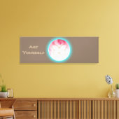 Butterfly Bubbles Canvas Afdruk (Insitu (Woonkamer))