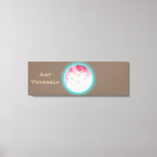 Butterfly Bubbles Canvas Afdruk