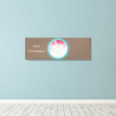 Butterfly Bubbles Canvas Afdruk (Insitu (Houten vloer))