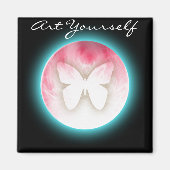 Butterfly Bubbles Magneet (Voorkant)