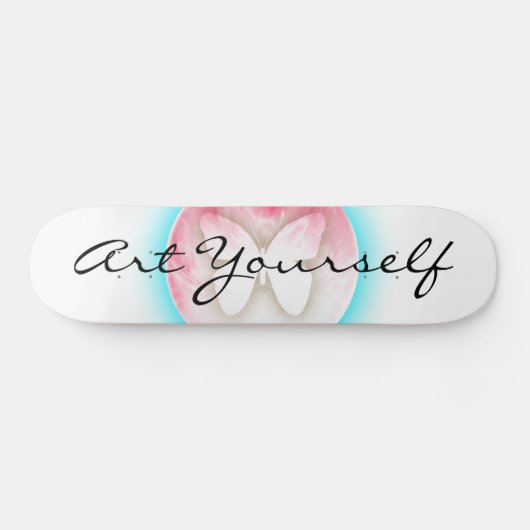 Butterfly Bubbles Skateboard (Horizontaal)