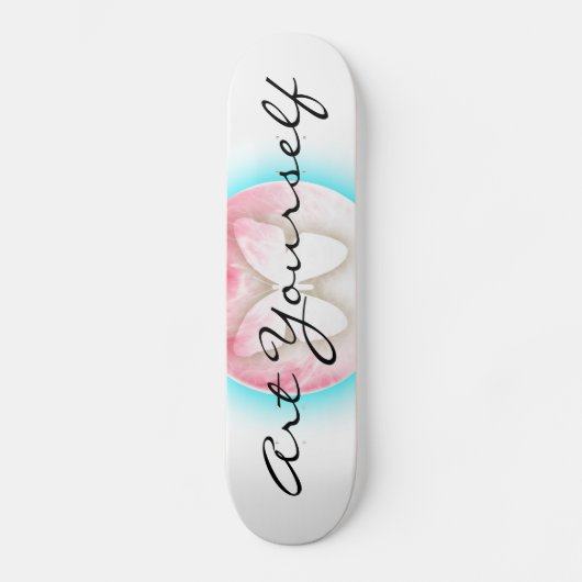Butterfly Bubbles Skateboard (Voorkant)
