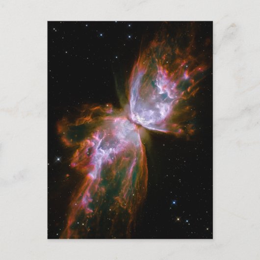 Butterfly / Bug Nebula Hubble Space Briefkaart (Voorkant)