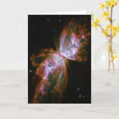 Butterfly / Bug Nebula (Hubble Telescope) Kaart (Gele Bloem)