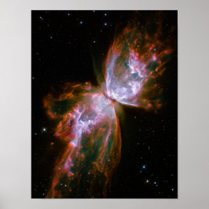 Butterfly / Bug Nebula (Hubble Telescope) Poster