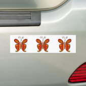 Butterfly Bumpersticker (Op auto)