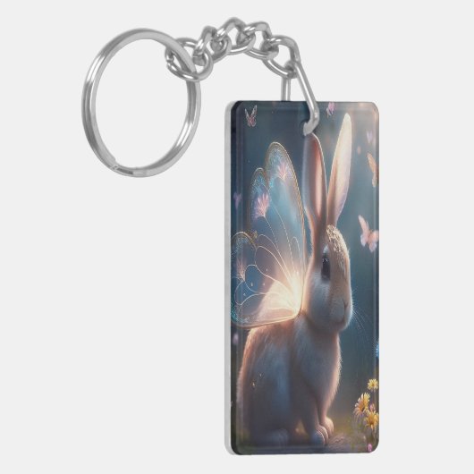 Butterfly Bunny Sleutelhanger (Voorkant Links)