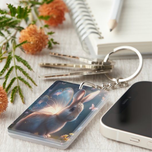 Butterfly Bunny Sleutelhanger (Voorkant Rechts)