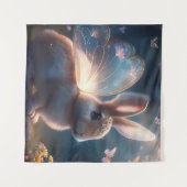 Butterfly Bunny Wandkleed (Voorkant (horizontaal))