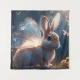 Butterfly Bunny Wandkleed