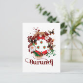Butterfly Burundi Briefkaart (Staand voorkant)