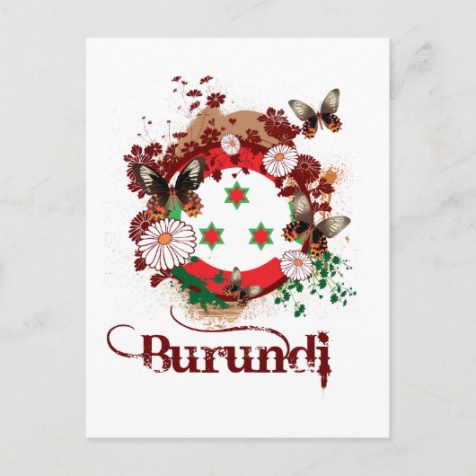 Butterfly Burundi Briefkaart (Voorkant)